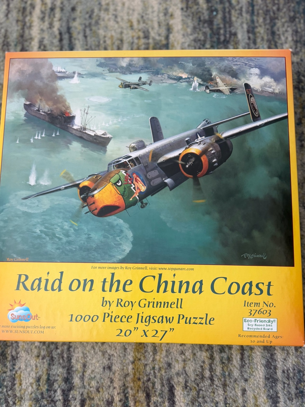 SunsOut “Raid on the China Coast" 1000-Piece Jigsaw Puzzle